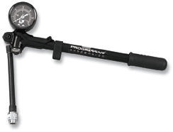 Progressive suspension gauge-mounted pumps