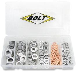 Bolt motorcycle hardware drain plug / banjo bolt washer assortment