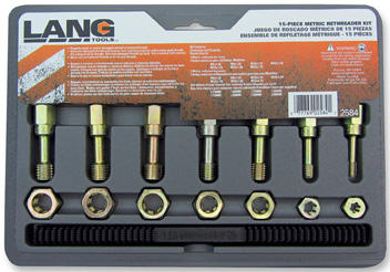 Lang tools metric thread restorer set