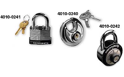 Kryptonite steel padlocks