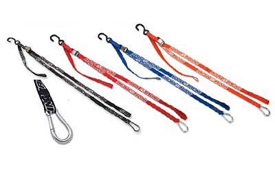 Moose racing carabiner tie-downs