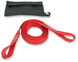 Powertye tow strap with pouch