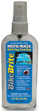 Bikebrite moto-mask anti-fog coating
