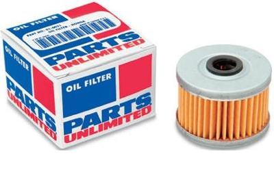 Parts unlimited oil filters