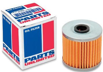 Parts unlimited oil filters