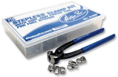 Motion pro stepless ear clamp kit for fuel system