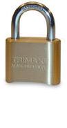 Trimax resettable combination padlock