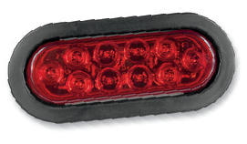 Wesbar waterproof led oval grommet-mount taillights