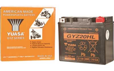 Yuasa gyz sealed agm batteries