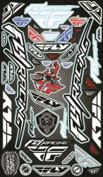 Fly racing sticker sheet