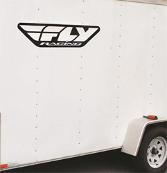 Fly racing trailer sticker