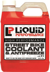 Liquid performance street bike coolant + antifreeze