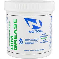 No-toil filter rim grease