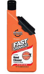 Permatex fast orange hand cleaner