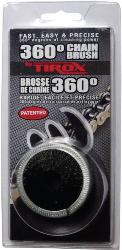 Tirox chain cleaner with 360-degree brush