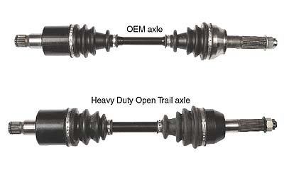 Open trail by kfi front axles