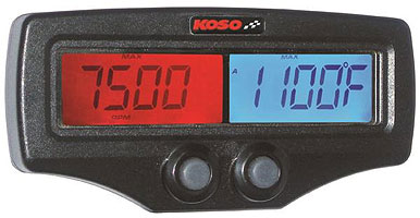 Koso north america dual egt with rpm and water temperature