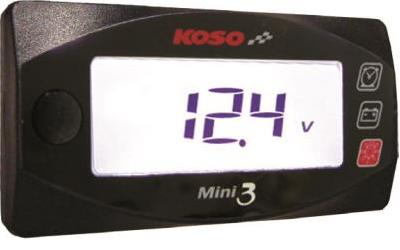 Koso north america mini 3 gauges