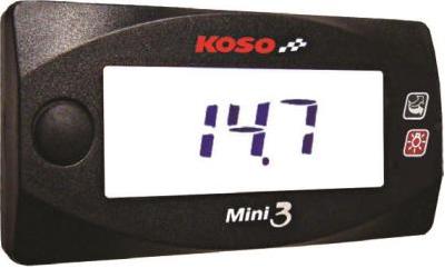 Koso north america mini 3 gauges