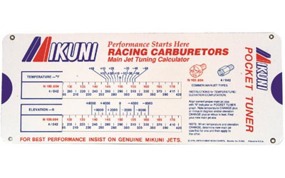 Mikuni carburetor pocket tuner