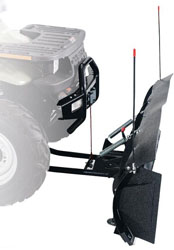 Warn plow snow control flap