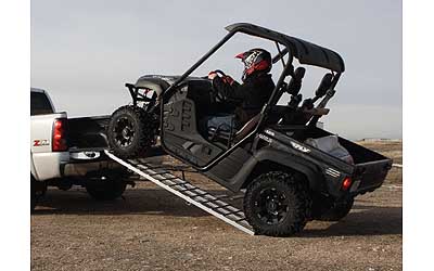 Fly racing adjustable folding atv / cycle ramp