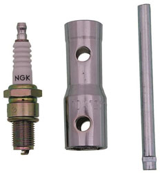 Emgo three way spark plug wrench