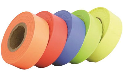 Fly racing trail marking tape