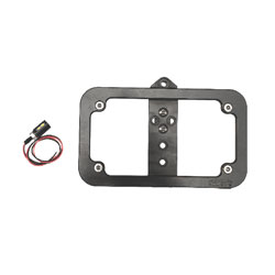 Axia alloys lighted license plate frame