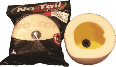 No-toil dual stage foam air filters