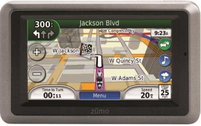 Garmin zumo 660lm motorcycle navigator