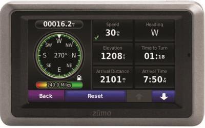 Garmin zumo 665lm motorcycle navigator