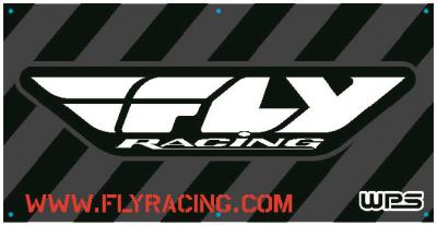 Fly racing banner