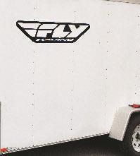Fly racing fly trailer sticker