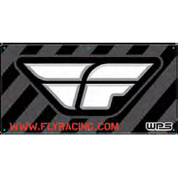 Fly racing track banners and hay bale covers