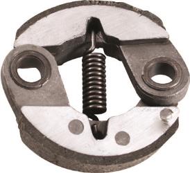 Outside distributing 2-leaf complete clutch assembly without key hole