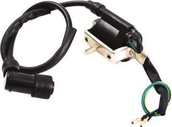 Outside distributing 50-150cc 4-stroke ignition coil with mounting bracket