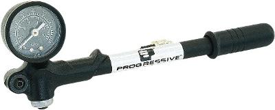 Progressive suspension fork / shock pump