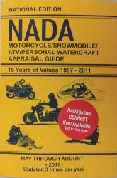 N.a.d.a. motorcycle / atv / snowmobile / personal watercraft appraisal guide