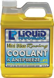 Liquid performance racing / mini bike racing coolant + antifreeze