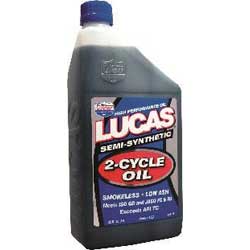 Lucas oil semi-synthetic 2-cycle oil