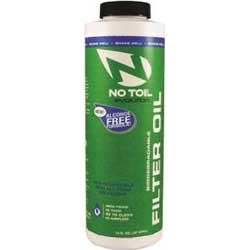 No toil evolution air filter oil