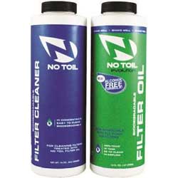 No toil evolution air filter oil