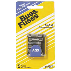 Buss fuses - agx glass type