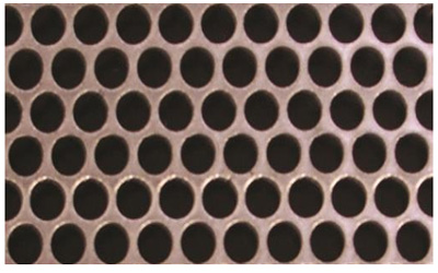 Helix aluminum mesh sheets