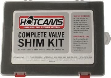 Hot cams valve shim kits