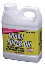 Uni foam filter oil