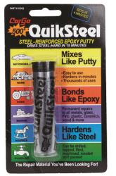 Cargo quiksteel steel reinforced epoxy putty