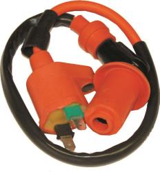 Outside distributing gy6 50-150cc 4-stroke high performance orange ignition coil