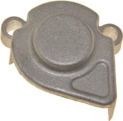 Outside distributing bell housing cover cap with bearing